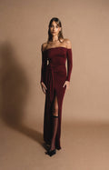 Acler off- The Shoulder Midi Length