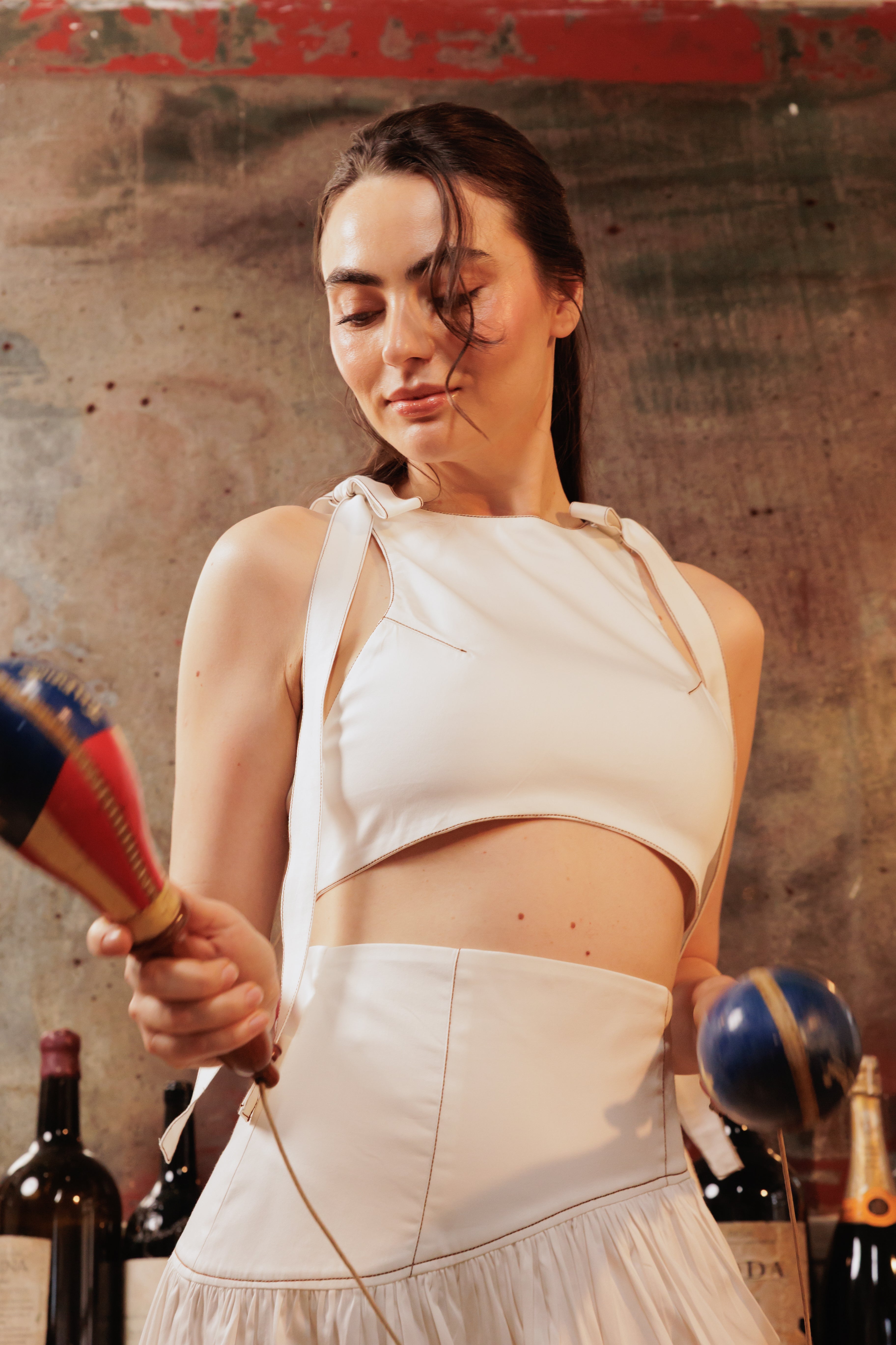 Elia Croptop - Odessa Midi Skirt